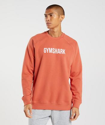 Correr Con Capucha Gymshark Apollo Crew Hombre Rojas | CO 3660ILH